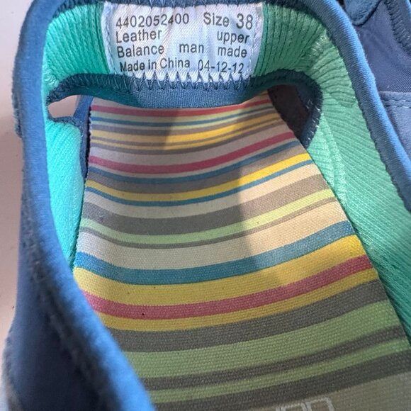 Dansko Emmy Blue Suede Mary Jane Flats Size 38 - Picture 12 of 14